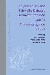 Omslag van Epicureanism and Scientific Debates. Epicurean Tradition and its Ancient Reception