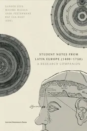 Omslag van Student Notes from Latin Europe (1400–1750)