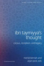 Omslag van Ibn Taymiyya's Thought