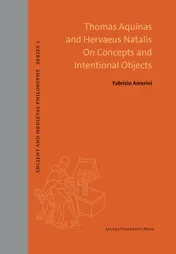 Omslag van Thomas Aquinas and Hervaeus Natalis on Concepts and Intentional Objects