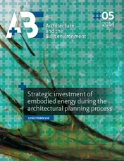 Omslag van Strategic investment of embodied energy during the architectural planning process