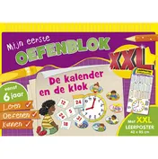 Omslag van Leerposter kalender en klok (set van 2)