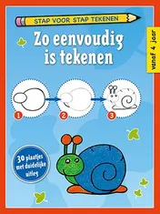 Omslag van Stap voor stap tekenen Zo eenvoudig is tekenen (set van 4)