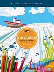 Omslag van Landschappen, kleuren op nummer