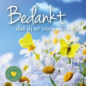 Omslag van Bedankt dat jij er voor mij bent