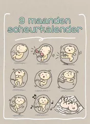 Omslag van 9 maanden scheurkalender
