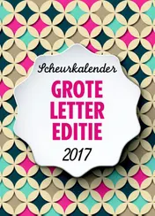 Omslag van Grote letter editie scheurkalender 2017