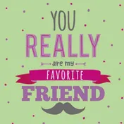 Omslag van You really are my favorite friend