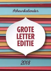 Omslag van Groot letter editie scheurkalender 2018