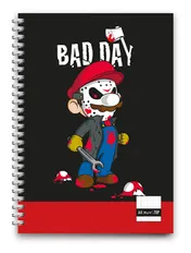 Omslag van Bad day notebook A4
