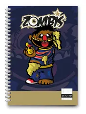 Omslag van Zombis notebook A4