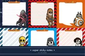 Omslag van Space warriors sticky notes