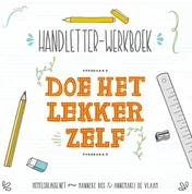 Omslag van Handletter-werkboek Doe het lekker zelf