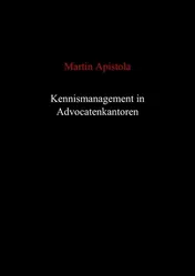 Omslag van Kennismanagement in advocatenkantoren