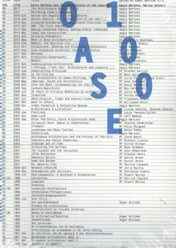 Omslag van OASE 100