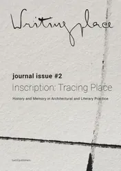 Omslag van Writingplace journal for Architecture and Literature 2