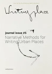 Omslag van Writingplace journal for Architecture and Literature 5 (pod)
