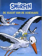 Omslag van De smurfen en de ooievaarsvlucht