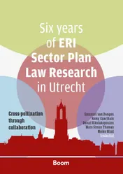 Omslag van Six years of ERI Sector Plan Law Research in Utrecht