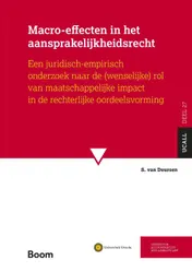 Omslag van Macro-effecten in het aansprakelijkheidsrecht