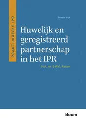 Omslag van Huwelijk en geregistreerd partnerschap in het IPR