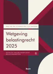 Omslag van Wetgeving belastingrecht 2025