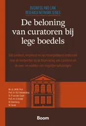 Omslag van De beloning van curatoren bij lege boedels