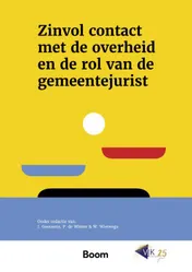 Omslag van Zinvol contact met de overheid en de rol van de gemeentejurist
