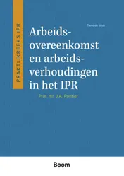 Omslag van Arbeidsovereenkomst en arbeidsverhoudingen in het IPR