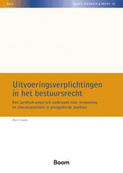 Omslag van Uitvoeringsverplichtingen in het bestuursrecht