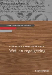 Omslag van Vademecum Advocatuur 2022