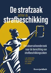 Omslag van De strafzaak achter de strafbeschikking