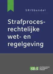 Omslag van Strafprocesrechtelijke wet- en regelgeving