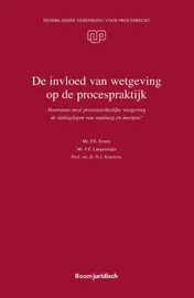 Omslag van De invloed van wetgeving op de procespraktijk