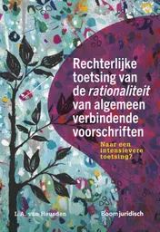 Omslag van Rechterlijke toetsing van de rationaliteit van algemeen verbindende voorschriften