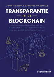 Omslag van Transparantie in de blockchain