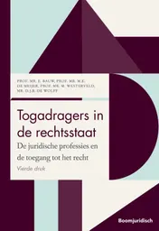 Omslag van Togadragers in de rechtsstaat