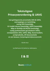 Omslag van Tekstuitgave Privacyverordening & UAVG