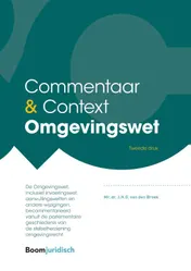 Omslag van Commentaar & Context Omgevingswet