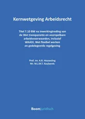 Omslag van Kernwetgeving Arbeidsrecht
