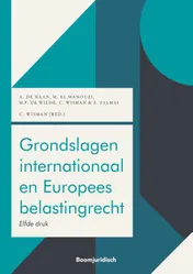Omslag van Grondslagen internationaal en Europees belastingrecht