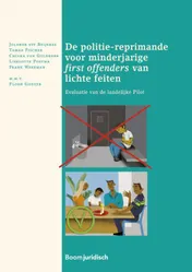 Omslag van De politie‐reprimande voor minderjarige first offenders van lichte feiten