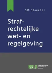 Omslag van Strafrechtelijke wet- en regelgeving