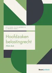 Omslag van Hoofdzaken belastingrecht