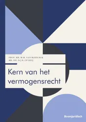 Omslag van Kern van het vermogensrecht