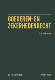 Omslag van Goederen- & zekerhedenrecht