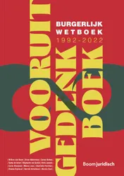 Omslag van Vooruitgedenkboek Burgerlijk Wetboek 1992-2022