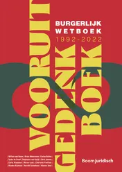Omslag van Vooruitgedenkboek Burgerlijk Wetboek 1992-2022