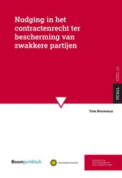 Omslag van Nudging in het contractenrecht ter bescherming van zwakkere partijen