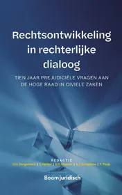 Omslag van Rechtsontwikkeling in rechterlijke dialoog